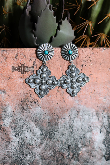 Clearmont Cross Earrings