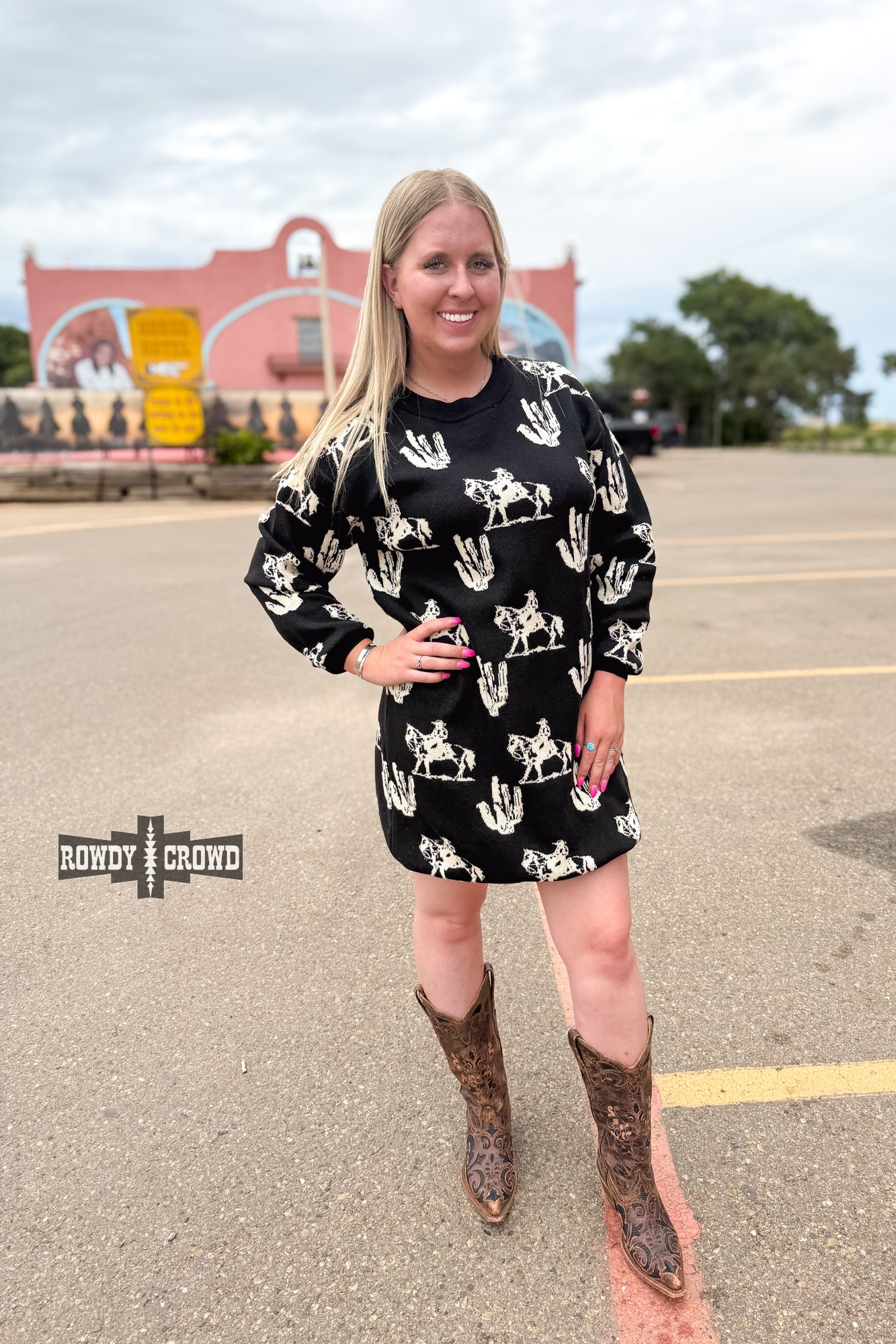 Sweet Saguaro Sweater Dress