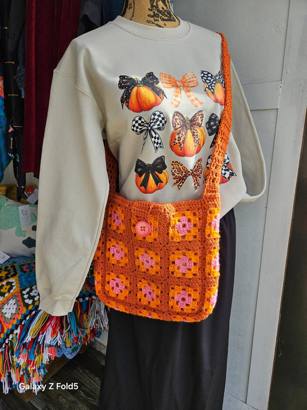 Bows and Pumpkins - Live Life Tees Boutique