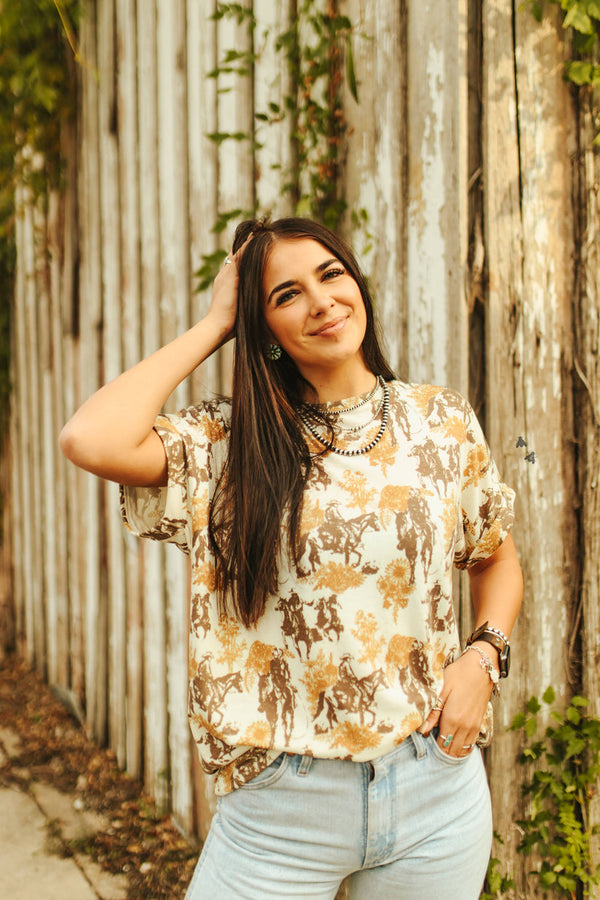 Harvest Howdy Short Sleeve Tee