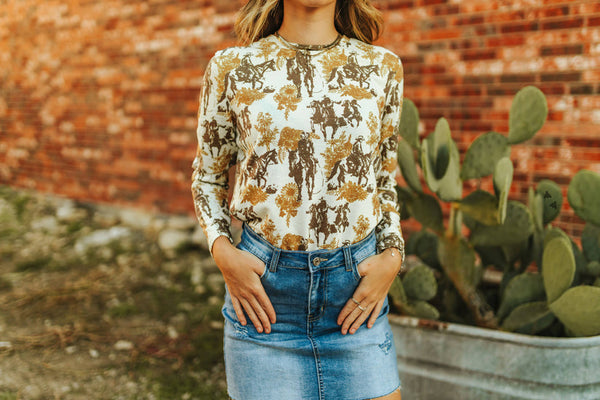 Fall Fencelines Long sleeve Tee