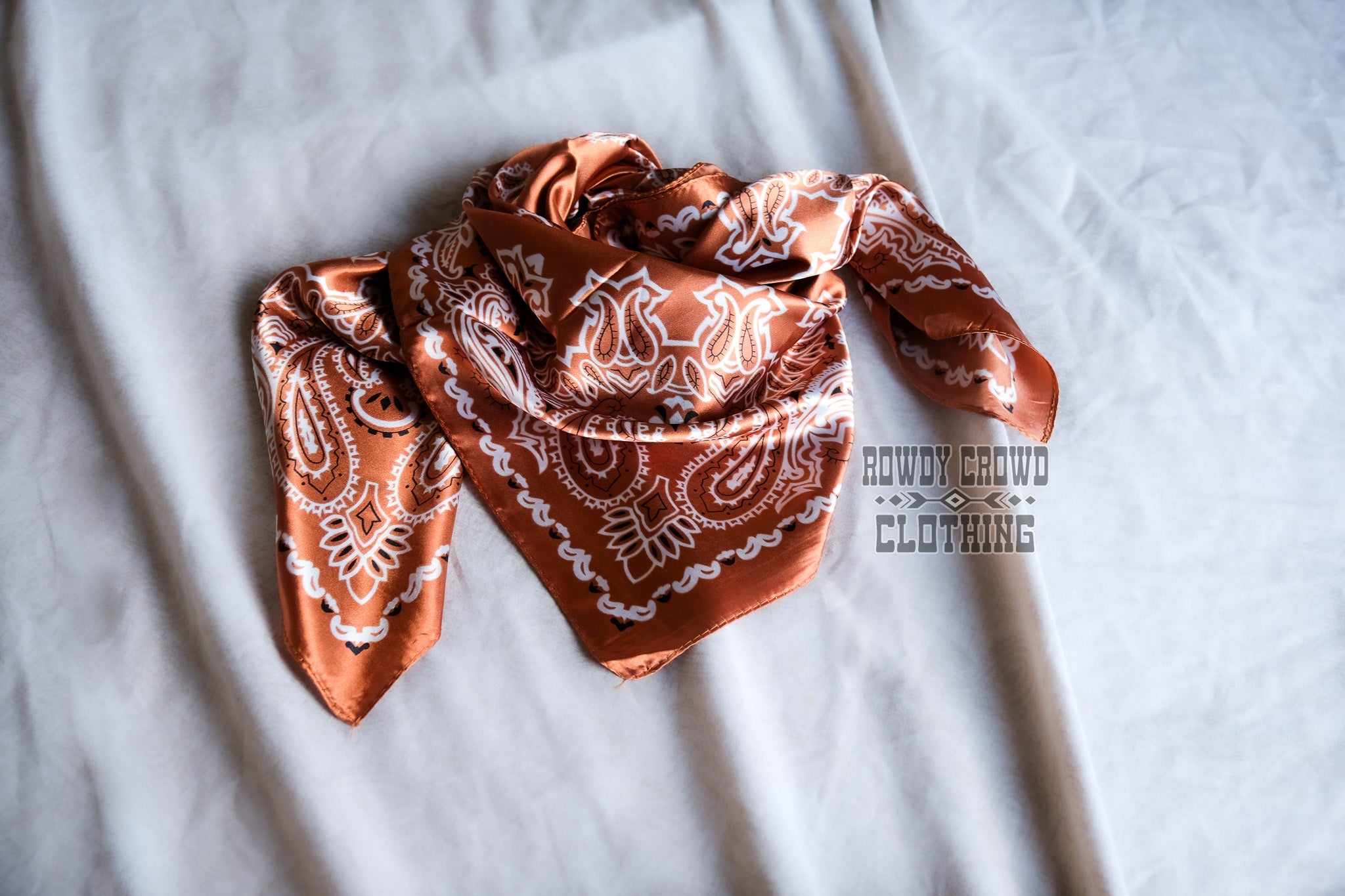 Wild Rag, Copper Wild Rag, Western Accessories, Western Apparel, Western Wear