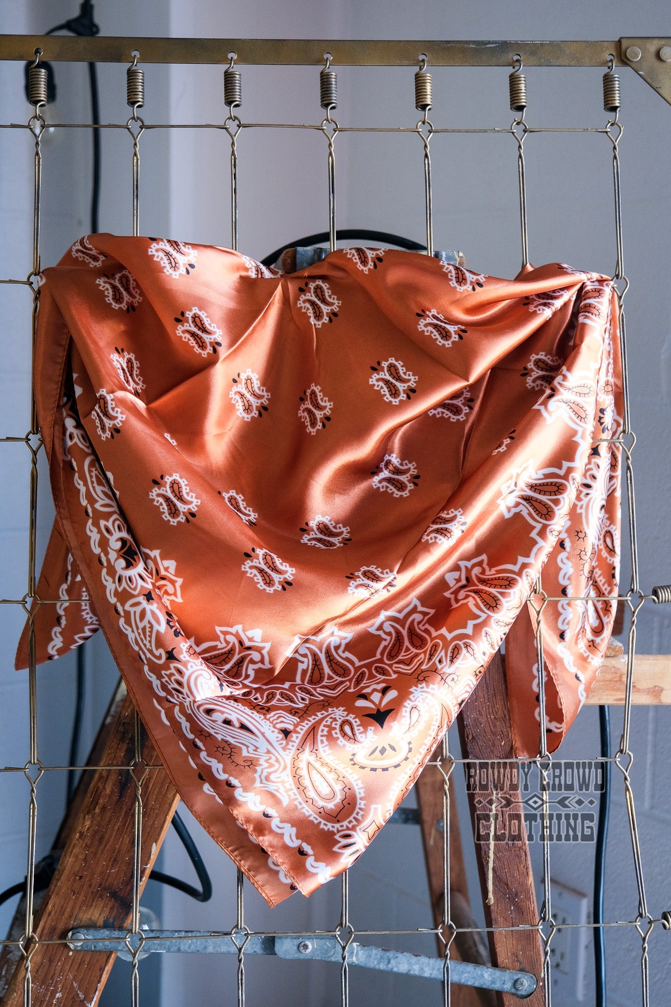 Wild Rag, Copper Wild Rag, Western Accessories, Western Apparel, Western Wear