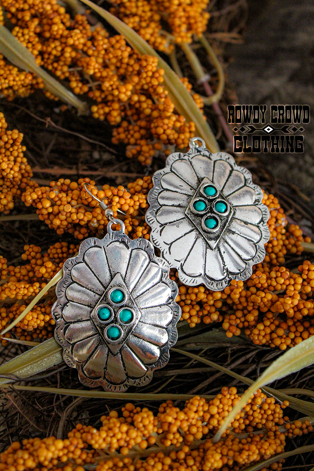 Western Accessories, Western Jewelry, Earrings for Women, Southwestern Jewelry, Western Jewelry Wholesale, Cowgirl Jewelry, Western Wholesale, Wholesale Accessories, Wholesale Jewelry, womens western earrings, turquoise earrings, western boho earrings, western concho earrings, concho jewelry, turquoise concho earrings