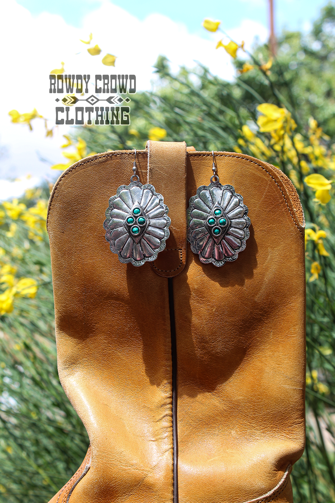 Western Accessories, Western Jewelry, Earrings for Women, Southwestern Jewelry, Western Jewelry Wholesale, Cowgirl Jewelry, Western Wholesale, Wholesale Accessories, Wholesale Jewelry, womens western earrings, turquoise earrings, western boho earrings, western concho earrings, concho jewelry, turquoise concho earrings
