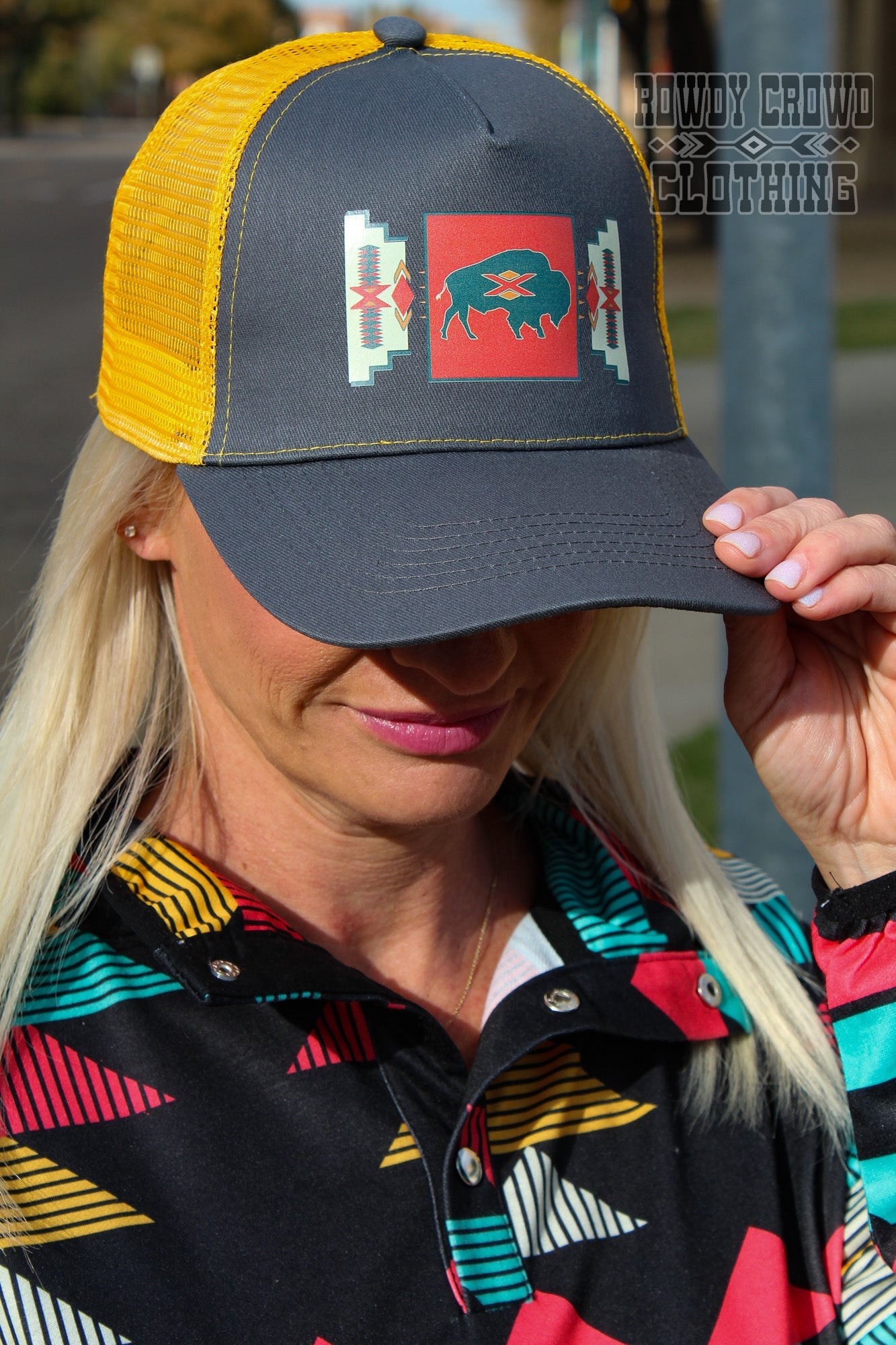 western trucker cap, western cap, womens caps, buffalo, western caps, western baseball caps, western snapbacks, cowboy snap backs, mesh cowboy hat, western wholesale, western accessories, wholesale clothing and accessories, womens wholesale clothing and accessories