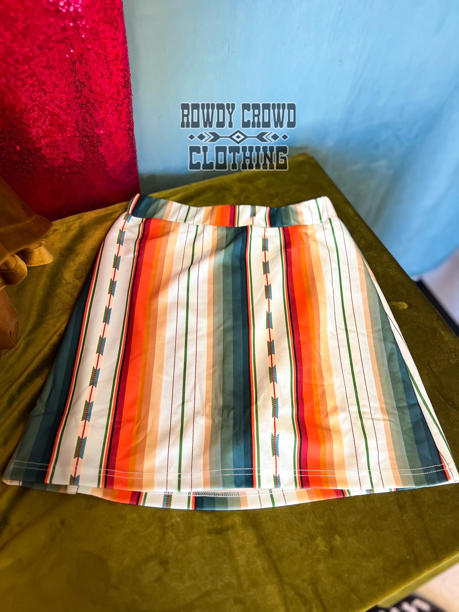 Western Skort, Western Skirt, Serape Skirt, Serape Print, Western Fashion, Western Boutique, Western Wholesale, Wholesale Clothing