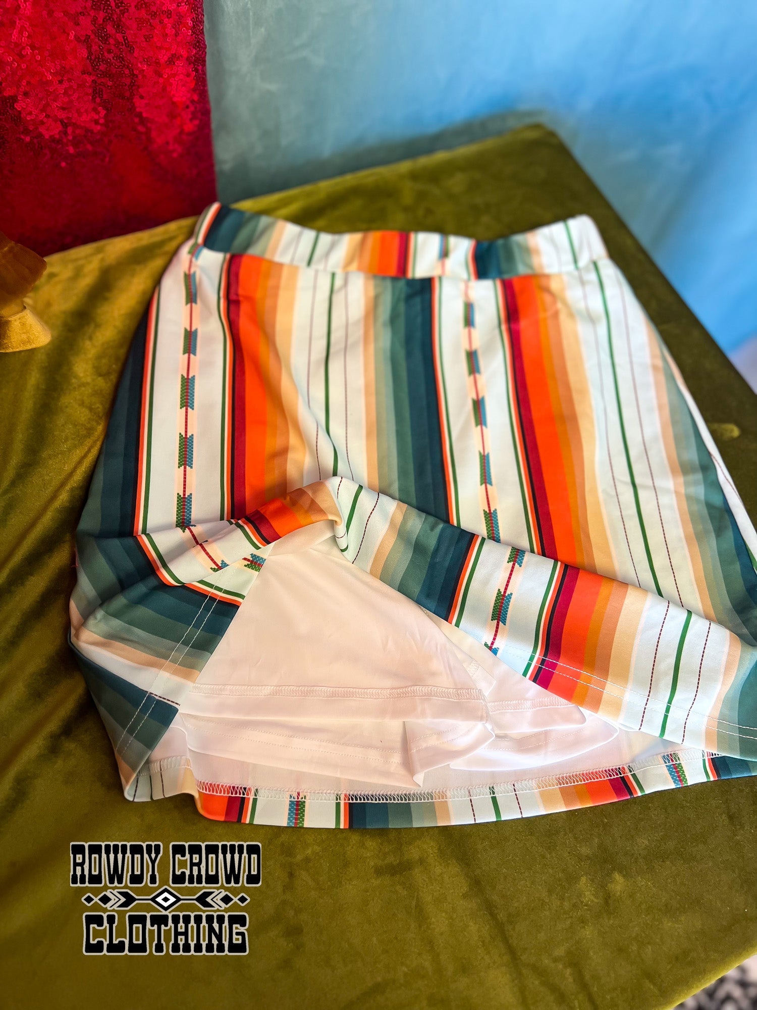 Western Skort, Western Skirt, Serape Skirt, Serape Print, Western Fashion, Western Boutique, Western Wholesale, Wholesale Clothing