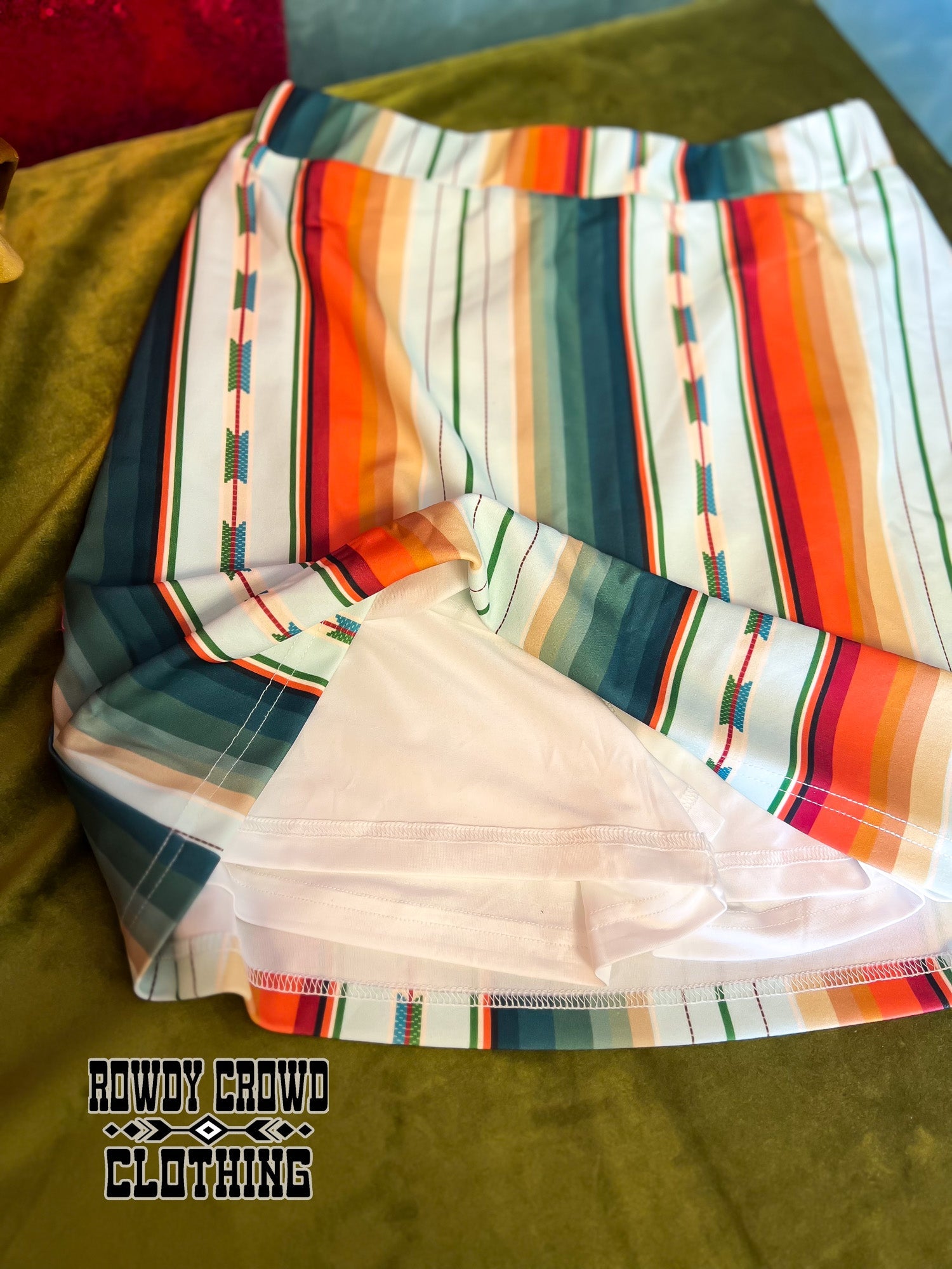Western Skort, Western Skirt, Serape Skirt, Serape Print, Western Fashion, Western Boutique, Western Wholesale, Wholesale Clothing