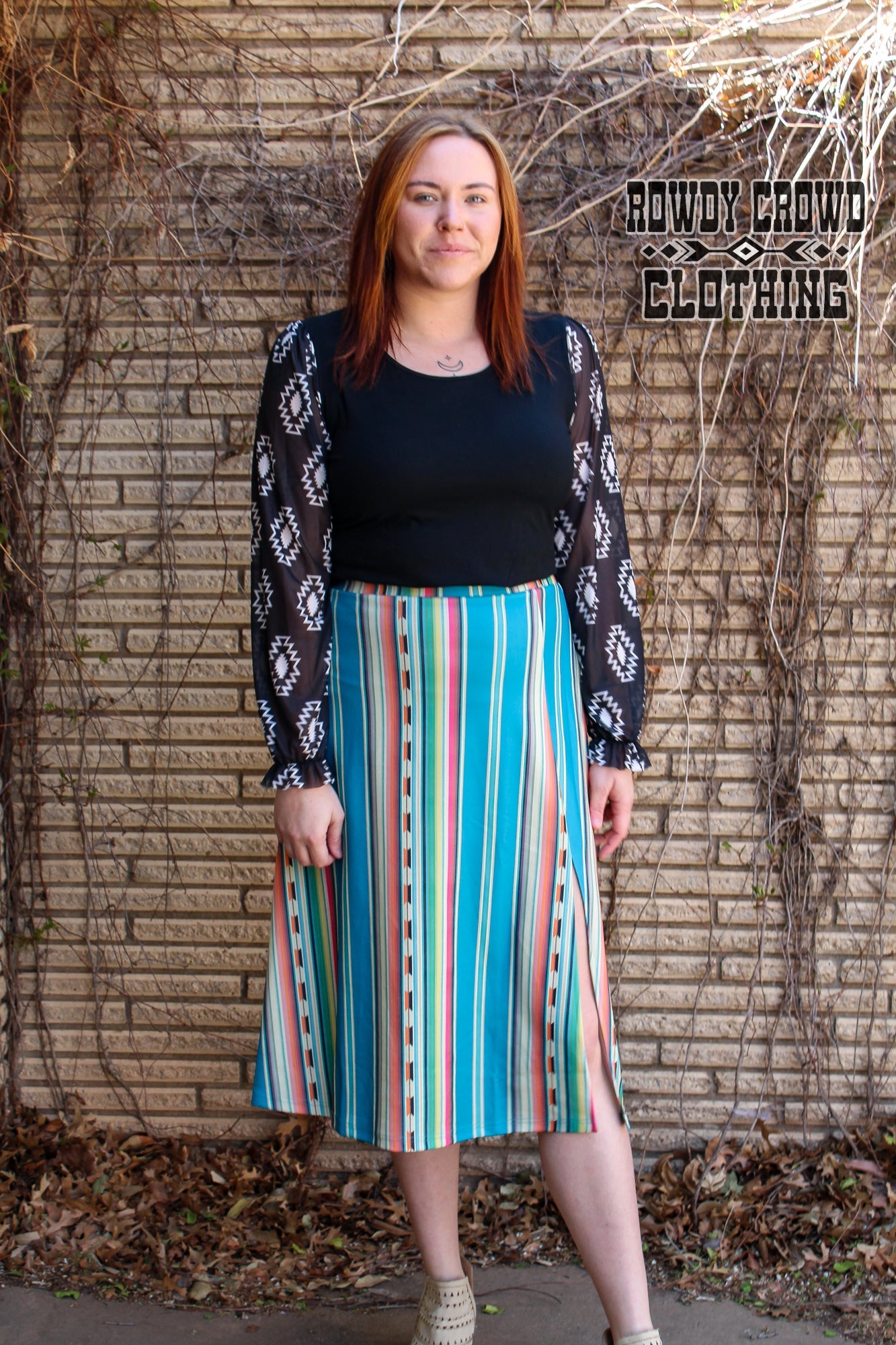 Western Tops, Western Apparel, Western Fashion, Western Boutique, Mesh Sleeves, Aztec Print, Western Wholesale, Wholesale Clothing